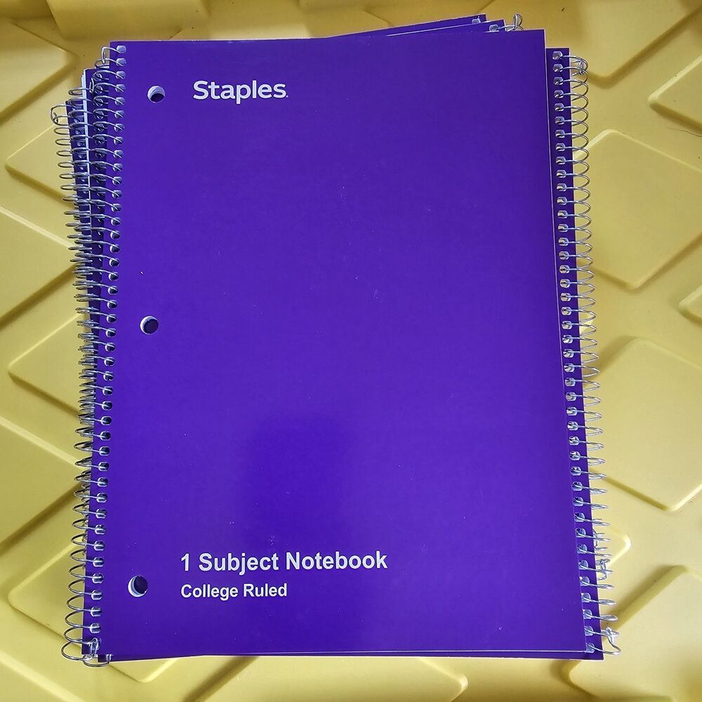 College Ruled 1-Subject Notebook Green 70 Sheets 8 x 10.5 in School Notebook